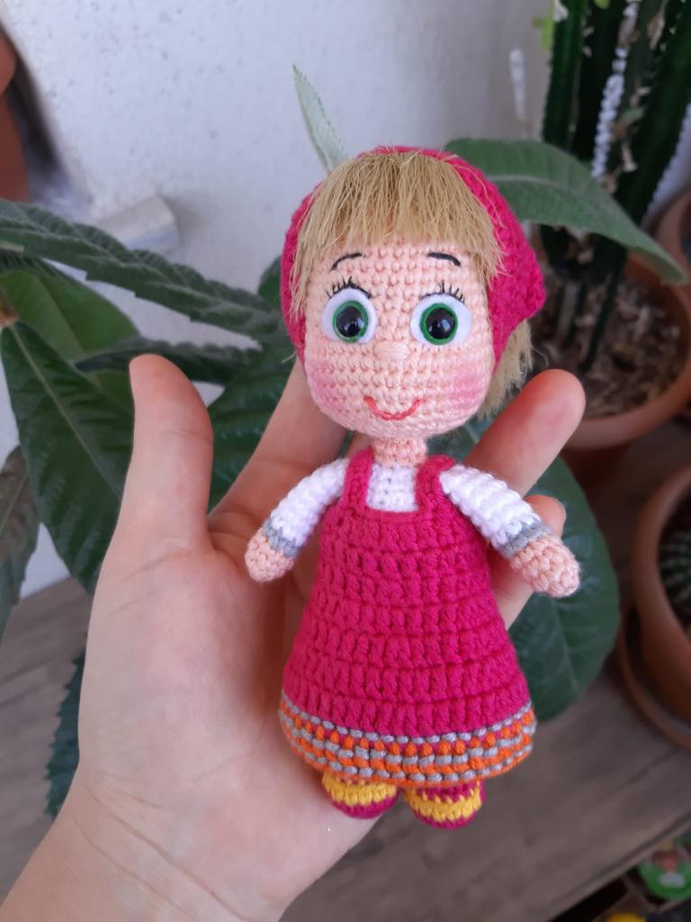 Amigurumi Minik Maşa Bebek Yapımı