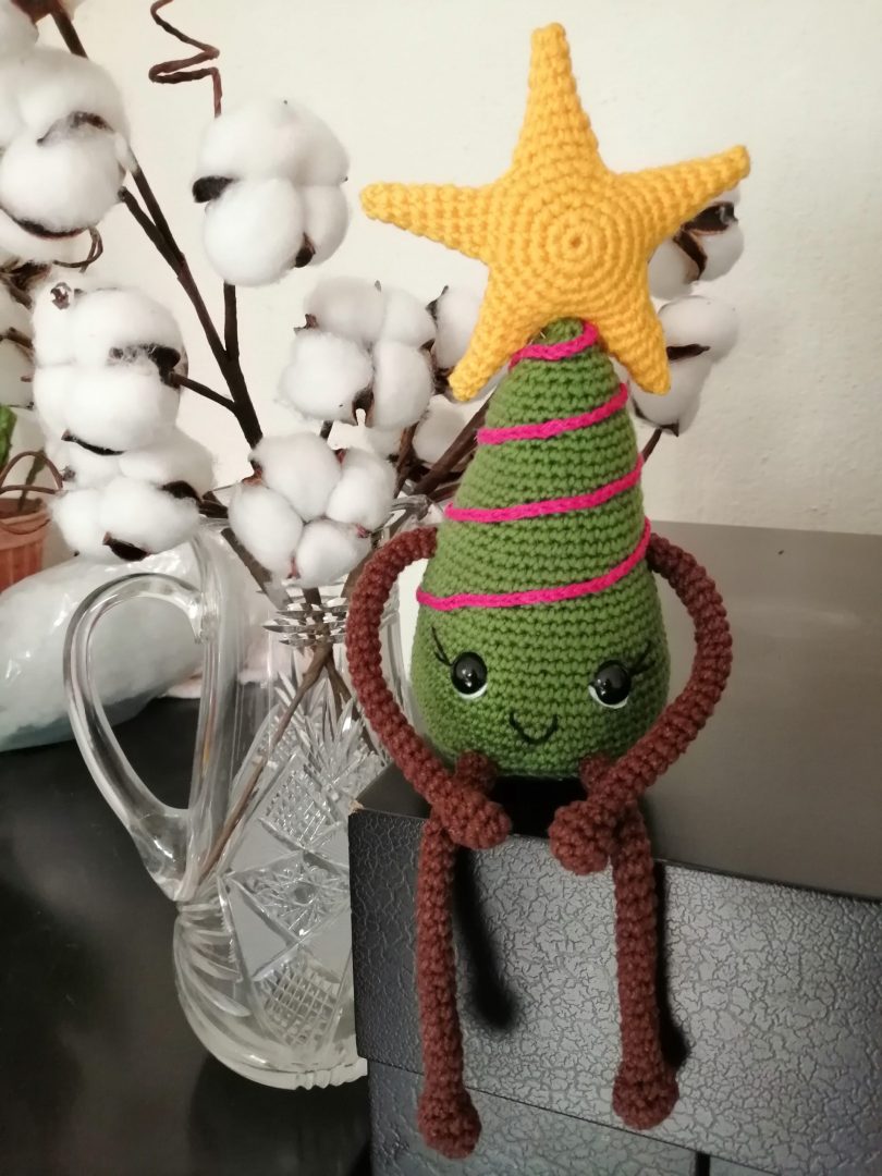 Amigurumi Yılbaşı Ağacı Bebek Yapımı Örgü Modelleri