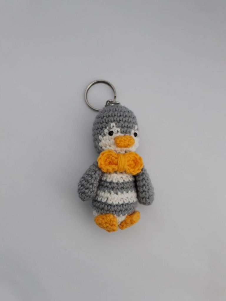 Amigurumi Penguen Anahtarlık Yapımı