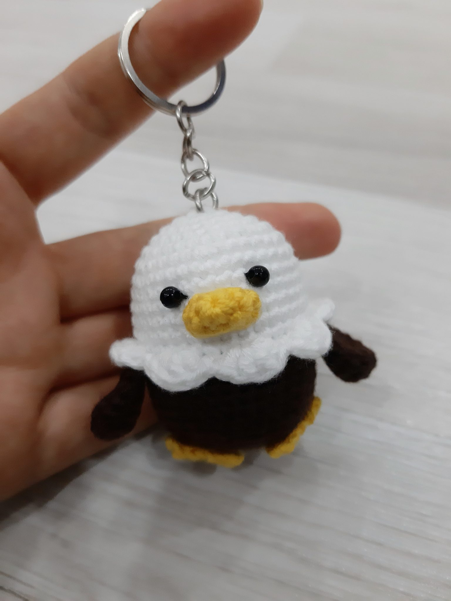 Amigurumi Bebek Kartal Anahtarlık Yapımı